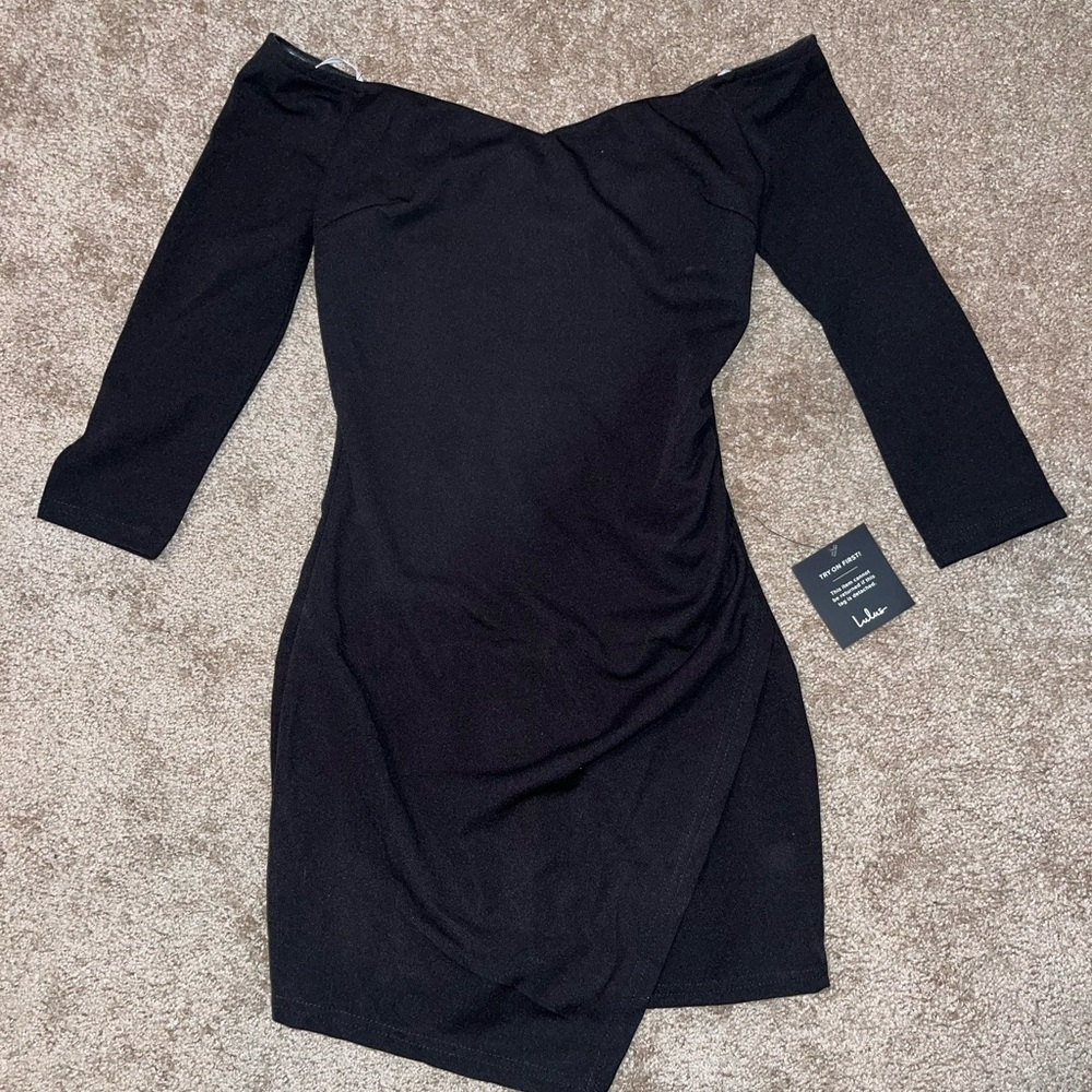 Lulus new with tags black dress size small! Never worn